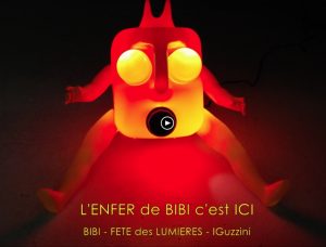 BIBI's hell, it's here / installation, Festival of Lights 2017, Lyon, France